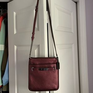 Purple Coach Purse